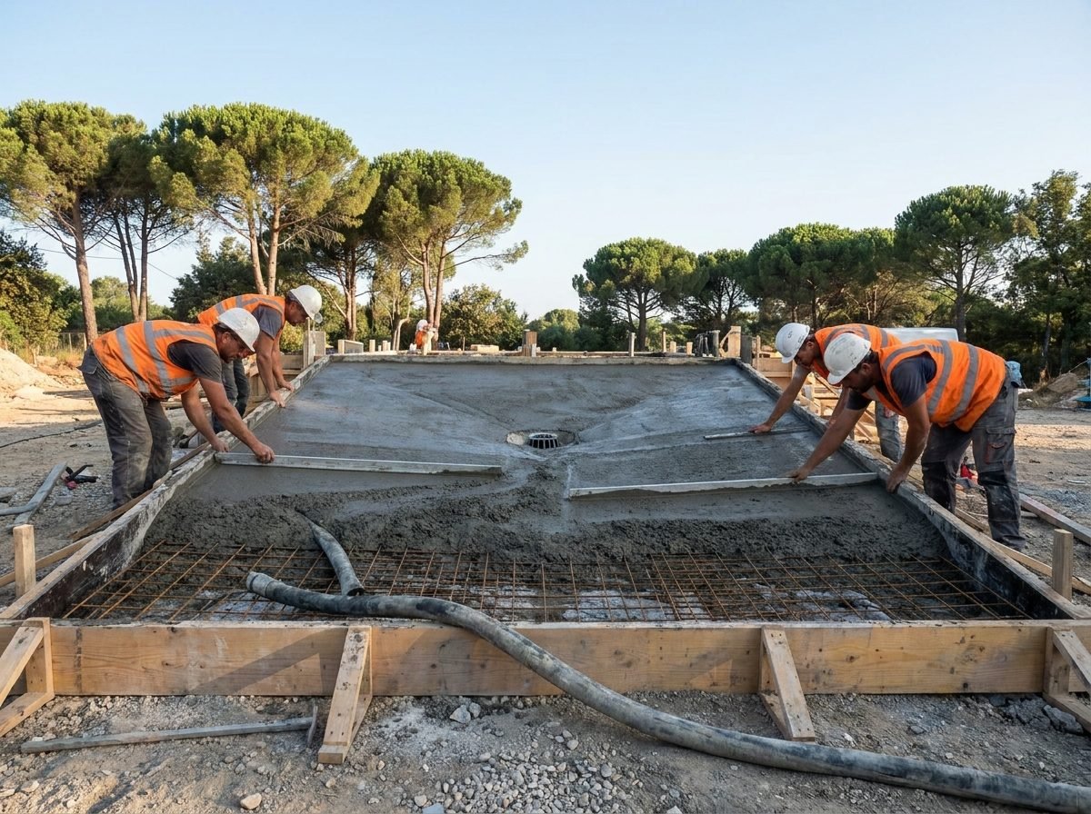 Dalle béton armée