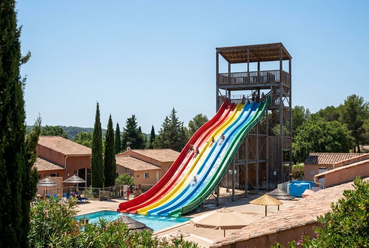 Toboggans aquatiques