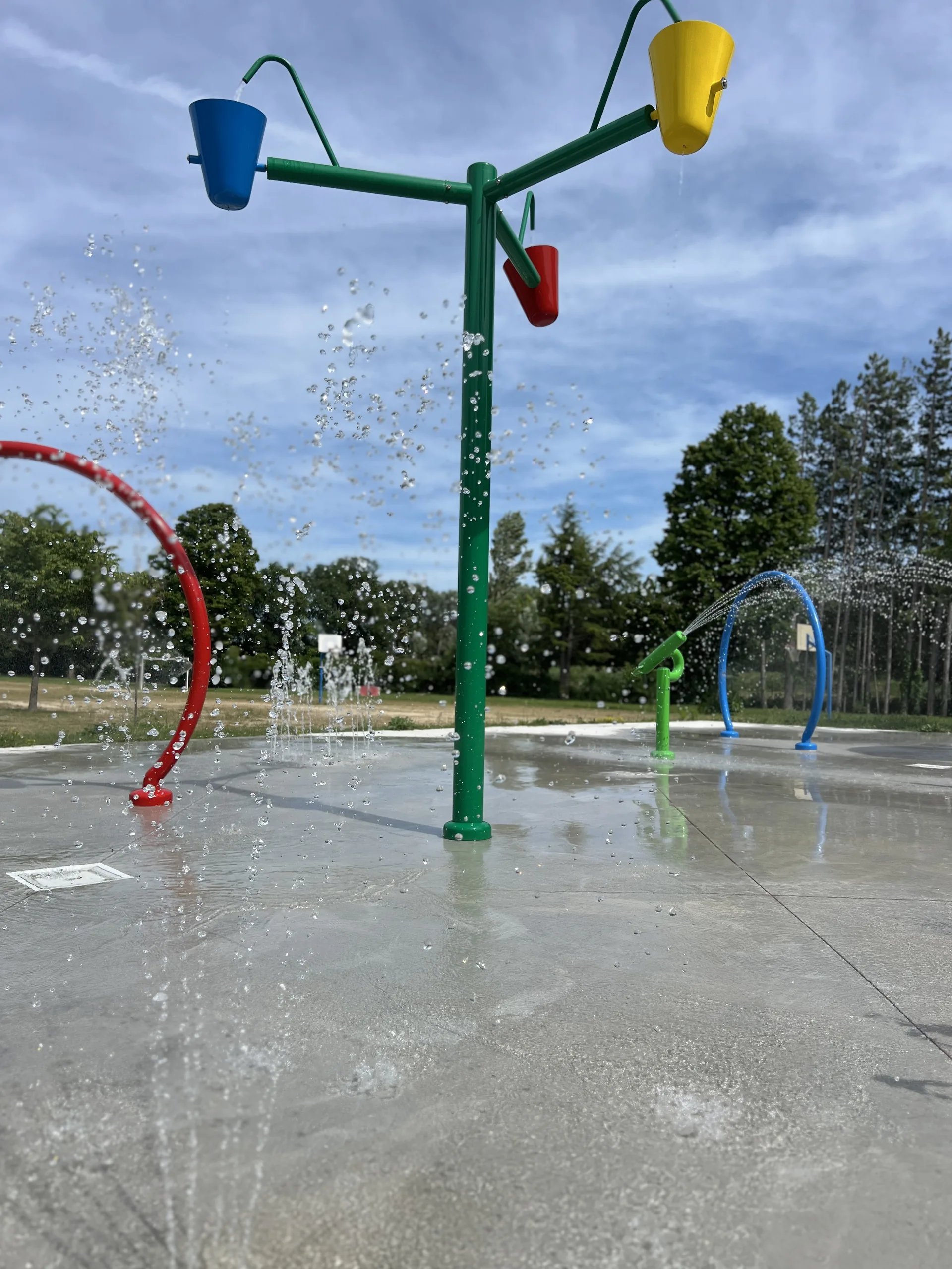 Aire de rafraîchissement du centre aéré Saint Férréol