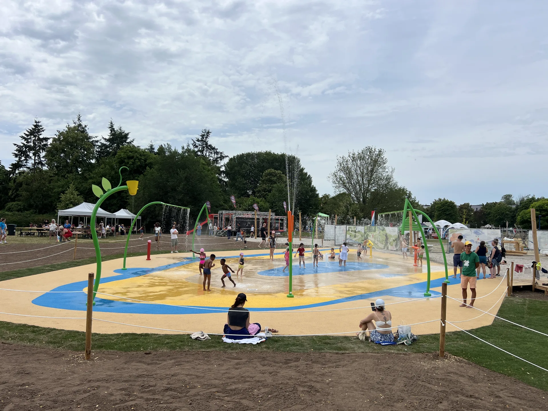 Aire aquatique pour parc de loisirs